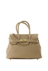 21Jewelz Fashion handtasje met gesp - taupe