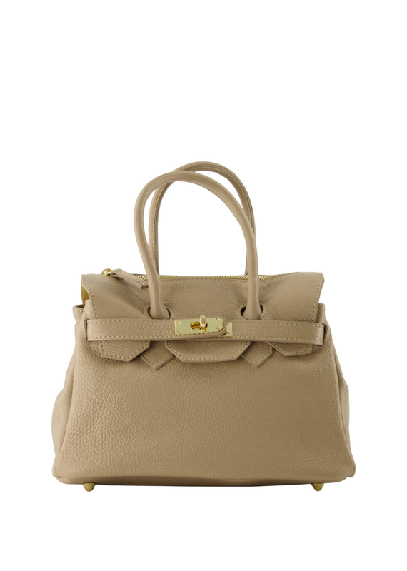 21Jewelz Fashion handtasje met gesp - taupe