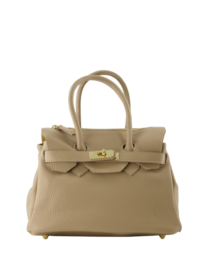 21Jewelz Fashion handtasje met gesp - taupe