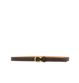 21Jewelz Smalle musthave riem - suede bruin