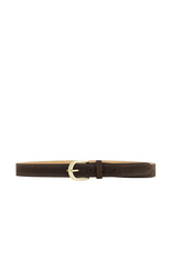21Jewelz Musthave gold detailed riem - suede bruin