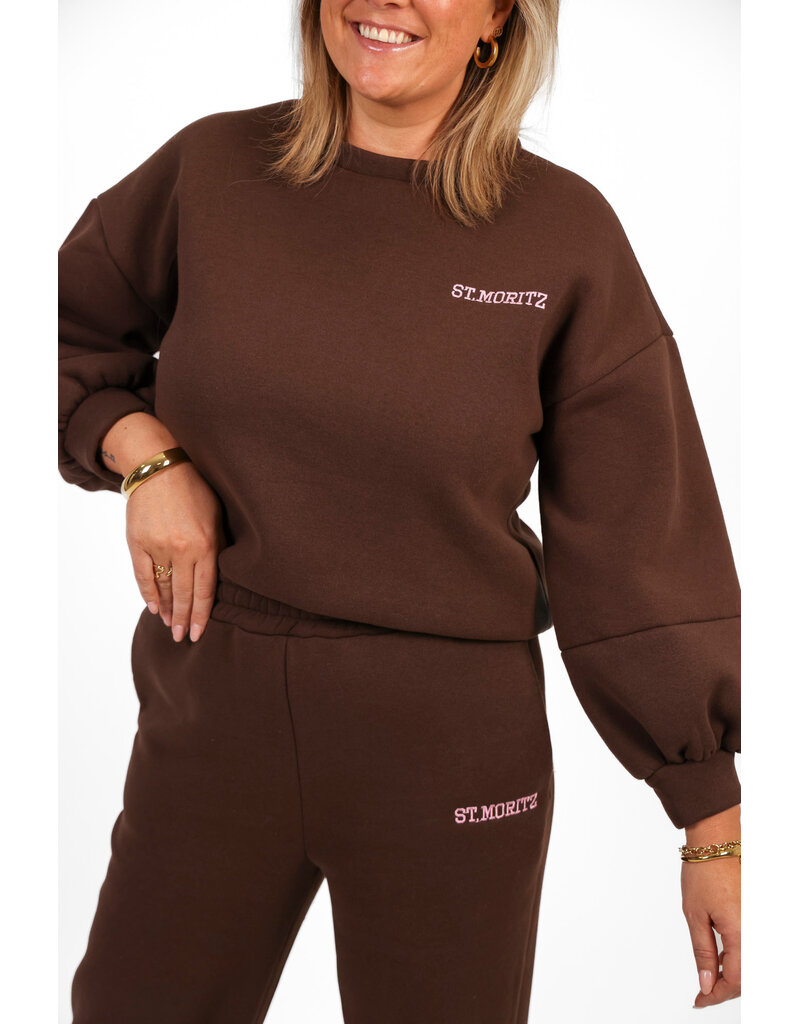 21Jewelz St. Moritz sweater - bruin