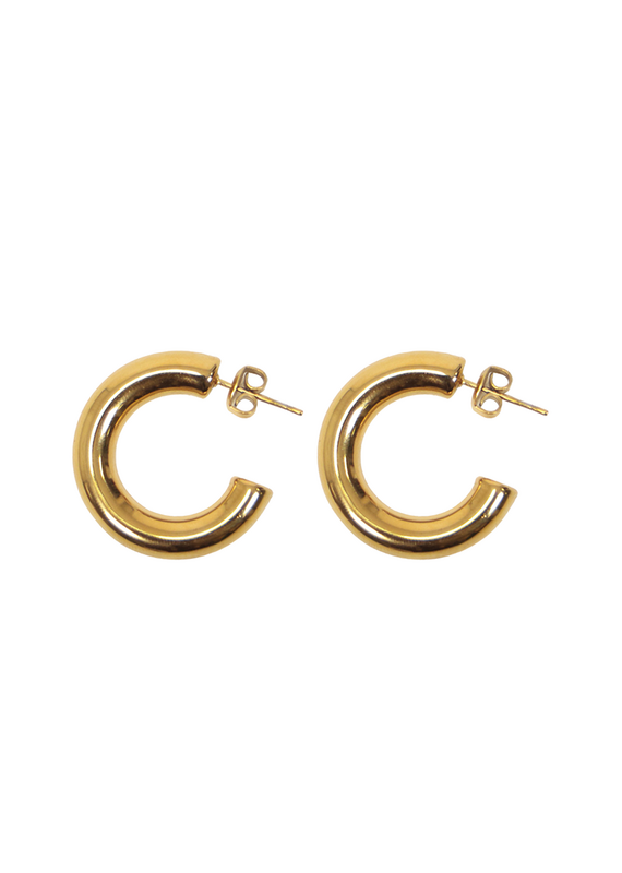 21Jewelz Basic chunky oorringen - medium