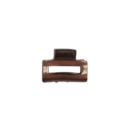 21Jewelz Mini haarklem - donkerbruin metallic