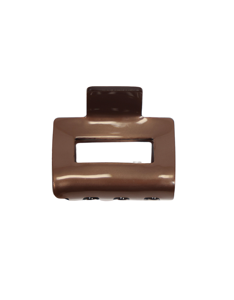 21Jewelz Middel haarklem - donkerbruin metallic