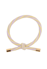 21Jewelz Haar elastiekje geel/lila/ecru