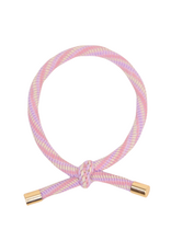 21Jewelz Haar elastiekje roze/lila/ecru