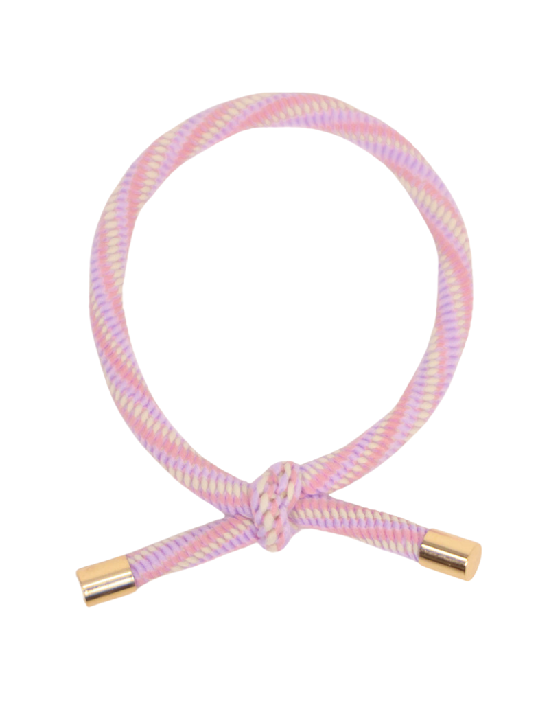 21Jewelz Haar elastiekje roze/lila/ecru