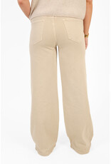 21Jewelz Basic stretch wide leg jeans - beige