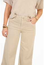 21Jewelz Basic stretch wide leg jeans - beige