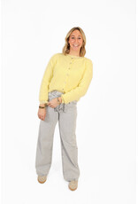 21Jewelz Wide leg jeans met strik detail - grijs