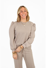 21Jewelz Co-ord set met casual straight leg jogger - taupe