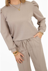 21Jewelz Co-ord set met casual straight leg jogger - taupe