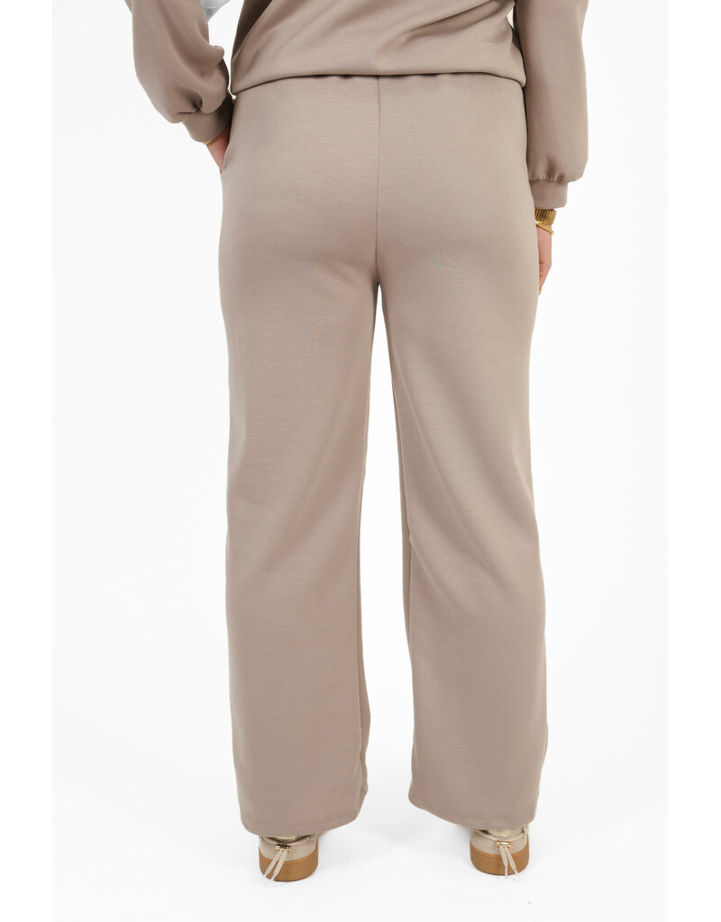 21Jewelz Co-ord set met casual straight leg jogger - taupe