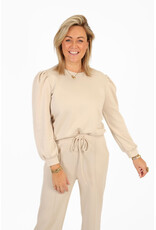 21Jewelz Co-ord set met casual straight leg jogger - beige