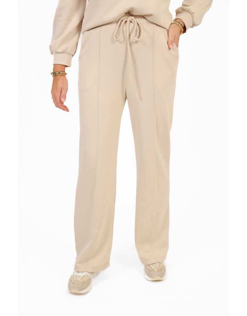 21Jewelz Co-ord set met casual straight leg jogger - beige
