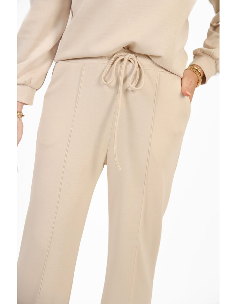 21Jewelz Co-ord set met casual straight leg jogger - beige