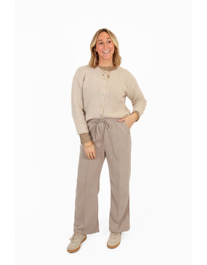 21Jewelz Wollig vestje met knopen - beige