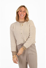 21Jewelz Wollig vestje met knopen - beige