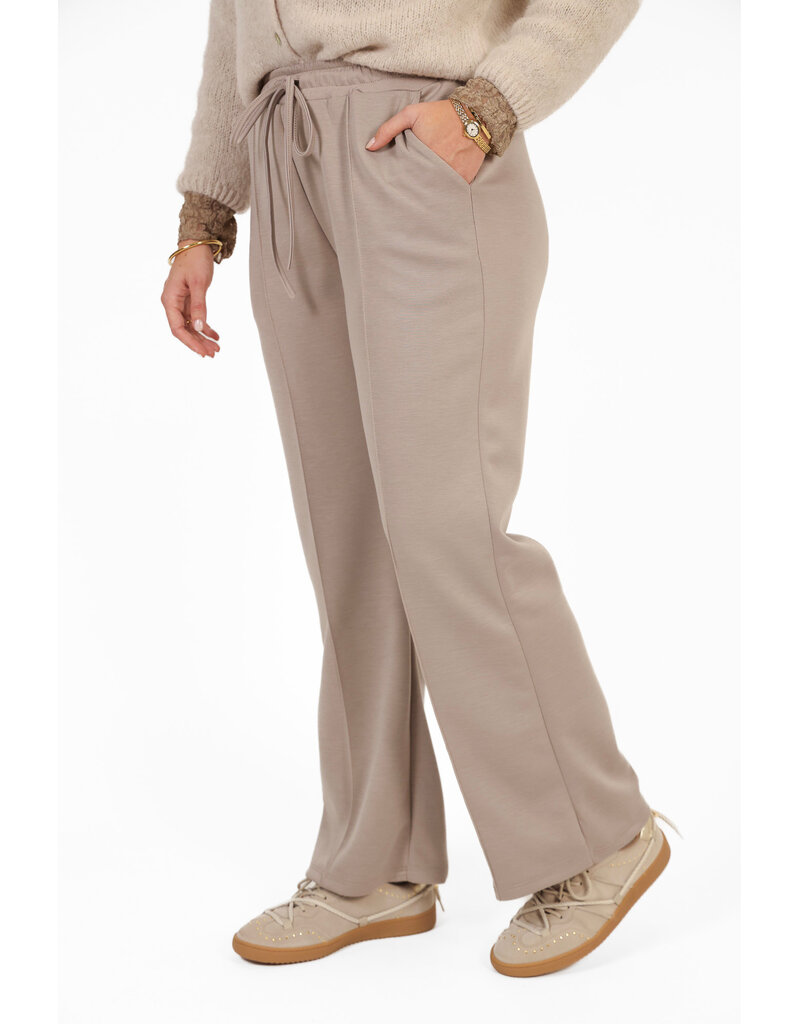 21Jewelz Casual straight leg jogger - taupe