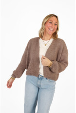 21Jewelz Gebreid vest - taupe