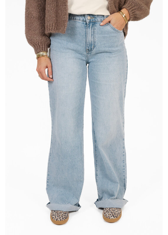 21Jewelz Wide leg jeans extra tall - blauw