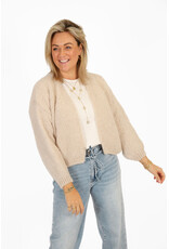 21Jewelz Gebreid vest - beige