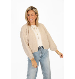 21Jewelz Gebreid vest - beige