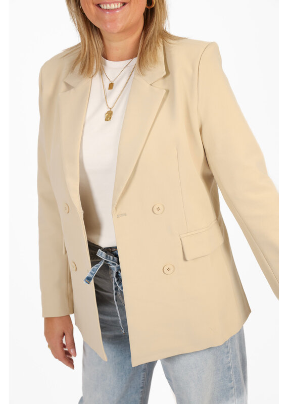 21Jewelz Double breasted blazer - beige