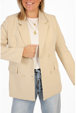 21Jewelz Double breasted blazer - beige