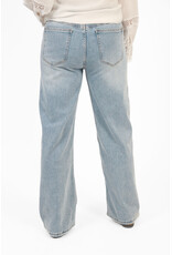 21Jewelz Wide leg jeans met strik detail - lichtblauw