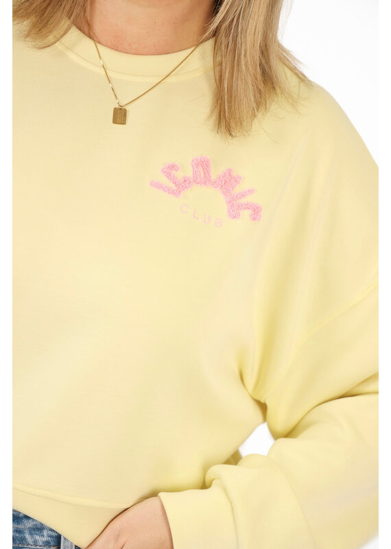 21Jewelz Iconic sweater - geel/roze
