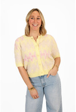 21Jewelz Wollig vestje met patroon - geel/roze