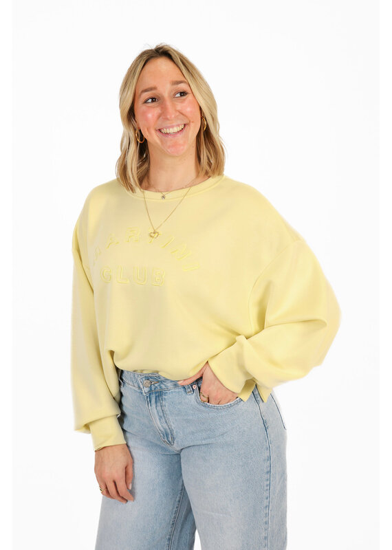 21Jewelz Martini club sweater - geel