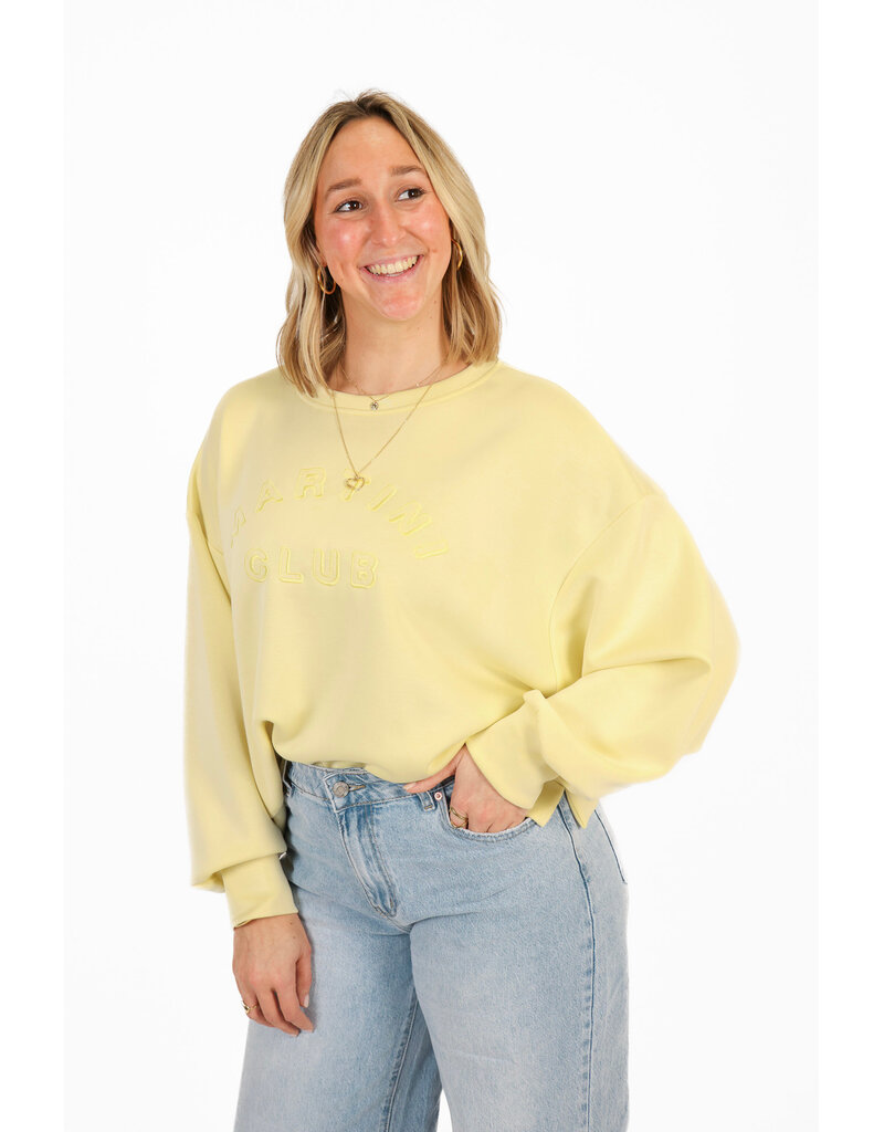 21Jewelz Martini club sweater - geel