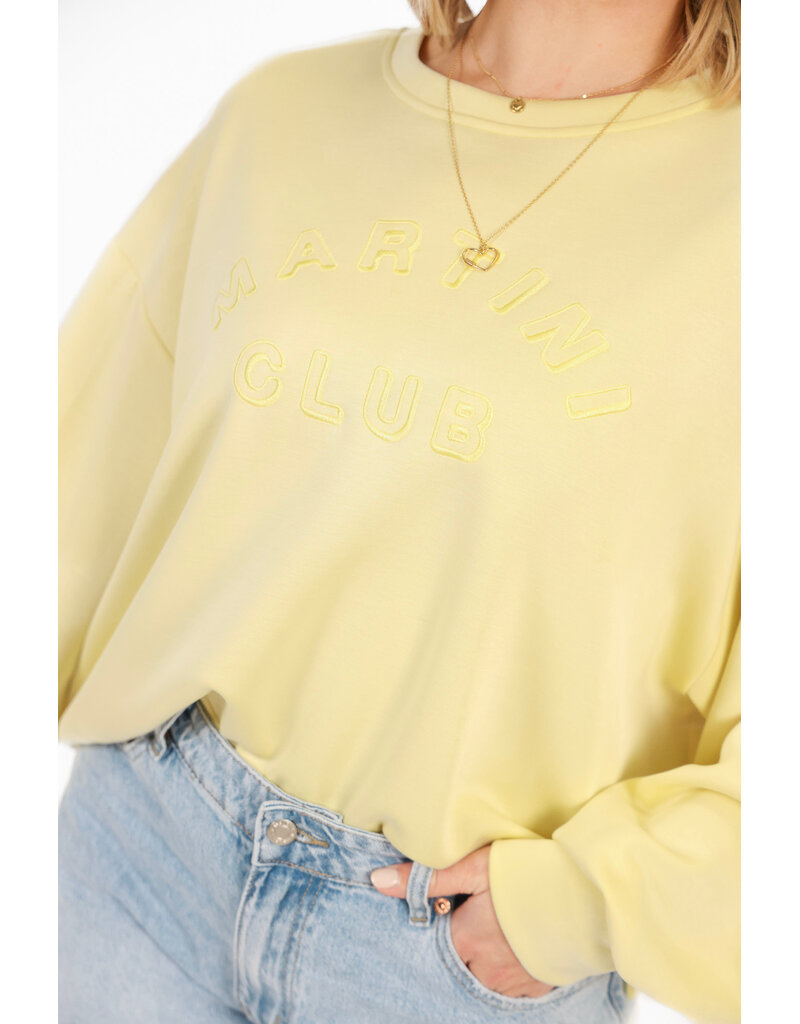 21Jewelz Martini club sweater - geel