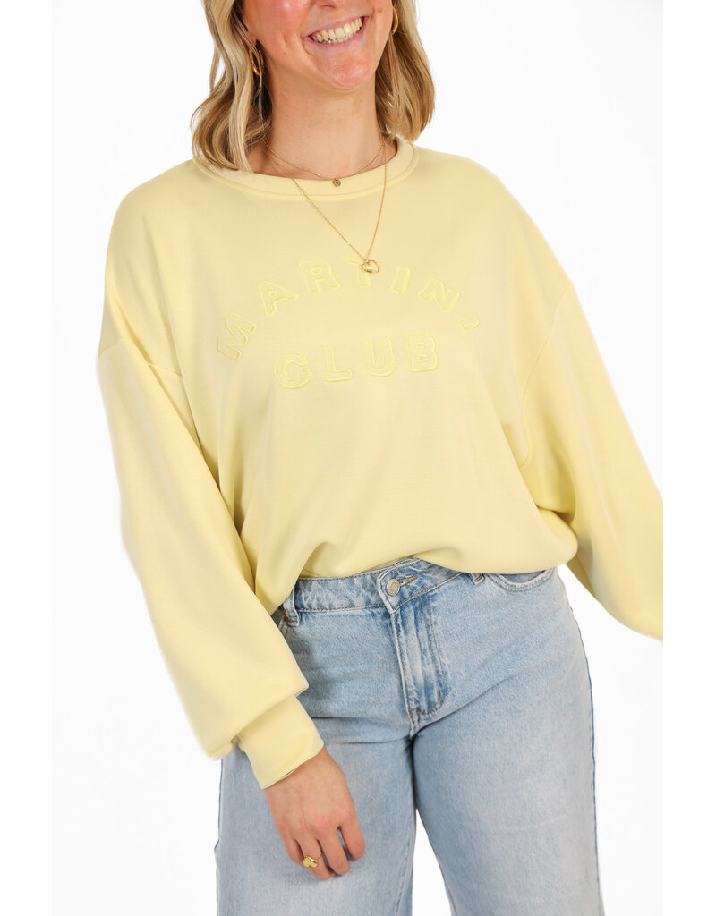21Jewelz Martini club sweater - geel