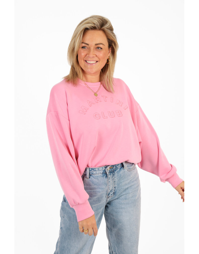 21Jewelz Martini club sweater - roze