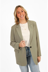21Jewelz Effen blazer - lichtgroen