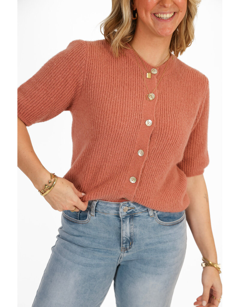 21Jewelz Vest met korte mouwen - oudroze