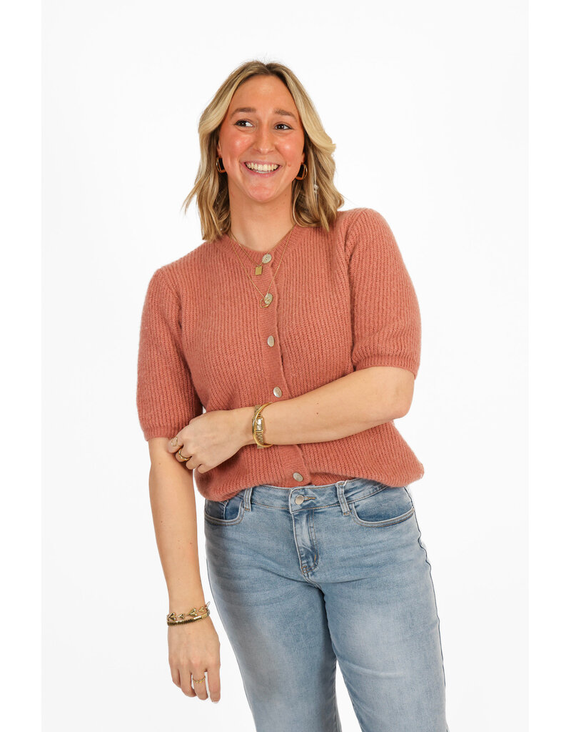 21Jewelz Vest met korte mouwen - oudroze