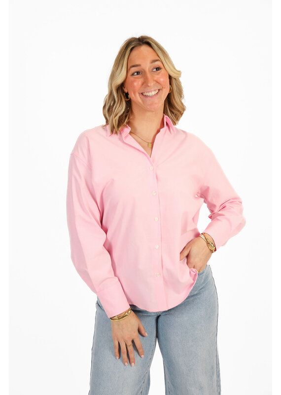 21Jewelz Effen basic blouse - roze