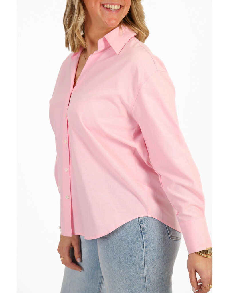 21Jewelz Effen basic blouse - roze