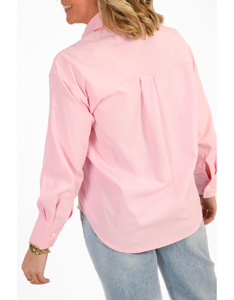 21Jewelz Effen basic blouse - roze