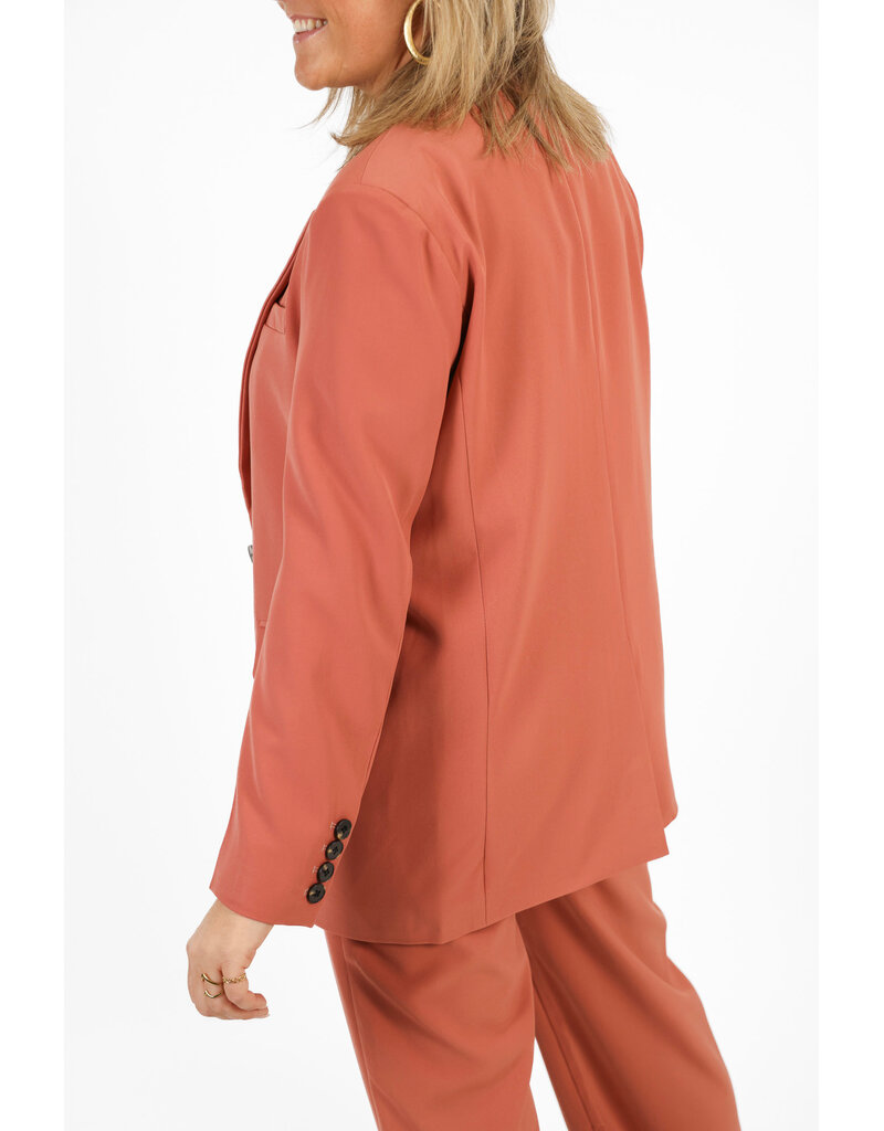 21Jewelz Effen blazer - oudroze