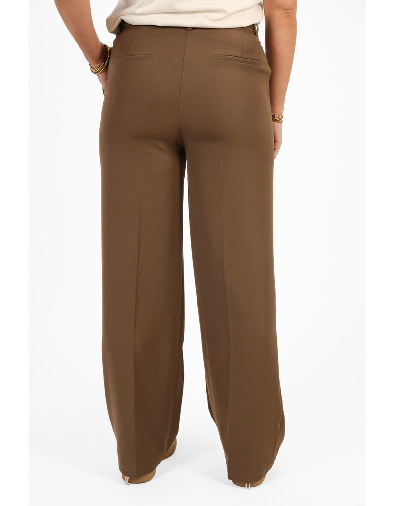 21Jewelz Effen pantalon - donker taupe