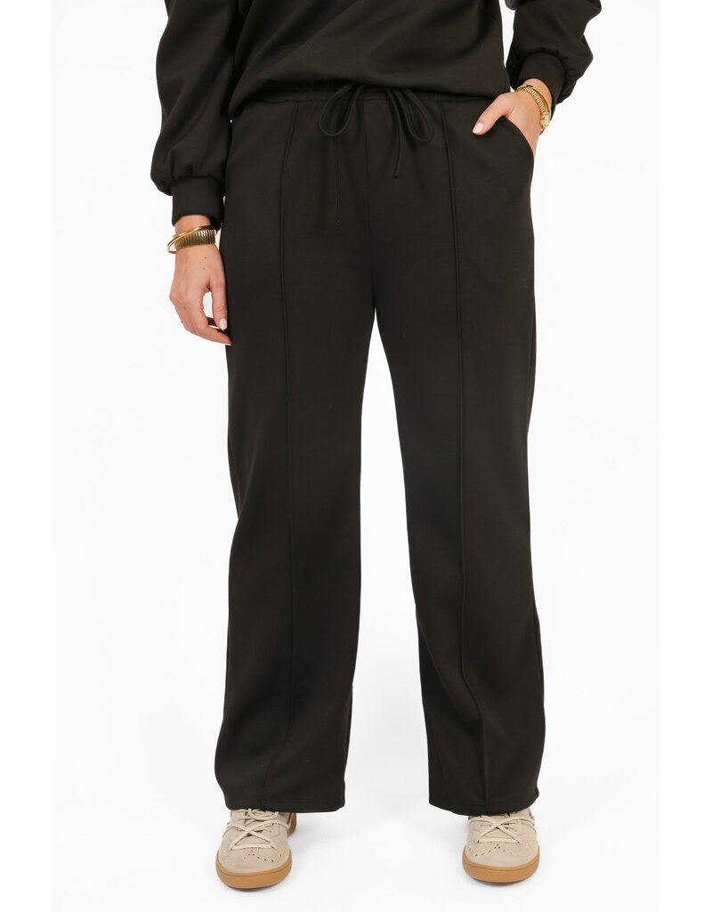 21Jewelz Co-ord set met casual straight leg jogger - zwart