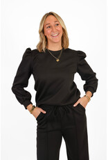 21Jewelz Co-ord set met casual straight leg jogger - zwart