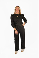 21Jewelz Co-ord set met casual straight leg jogger - zwart