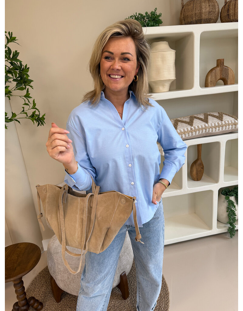 21Jewelz Effen basic blouse - blauw